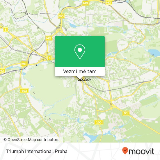 Triumph International, Roztylská 19 148 00 Praha mapa