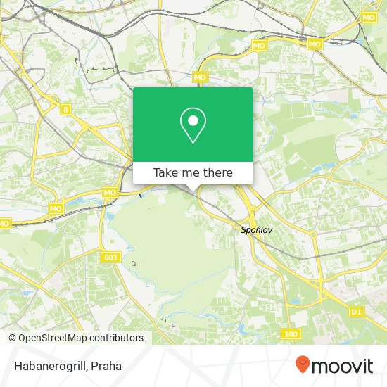 Habanerogrill, 148 00 Praha mapa