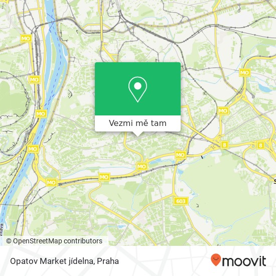 Opatov Market jídelna, Antala Staška 140 00 Praha mapa