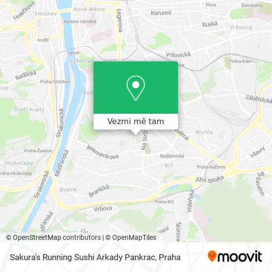 Sakura's Running Sushi Arkady Pankrac mapa