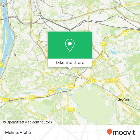 Melina, Jihlavská 44 140 00 Praha mapa