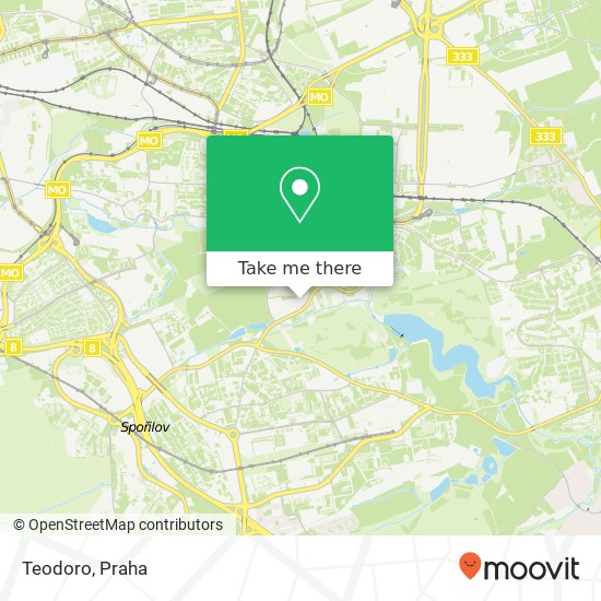 Teodoro, náměstí Přátelství 102 00 Praha mapa