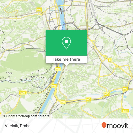 Včelník, Podolská 538 / 42 147 00 Praha mapa