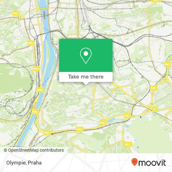 Olympie, Pujmanové 10 140 00 Praha mapa