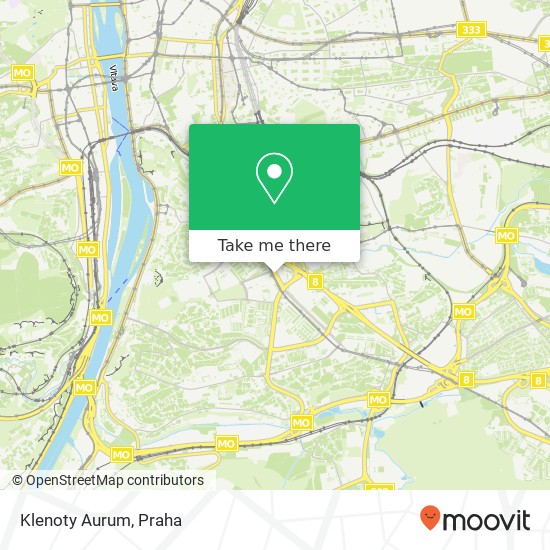 Klenoty Aurum, Na Pankráci 86 140 00 Praha mapa