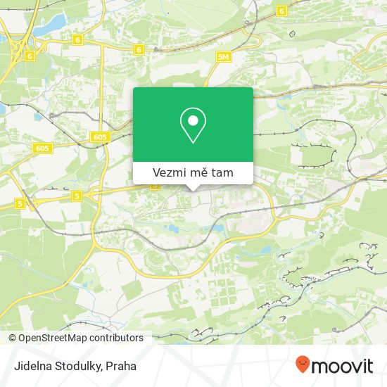 Jidelna Stodulky, Nárožní 2600 / 9a 155 00 Praha mapa