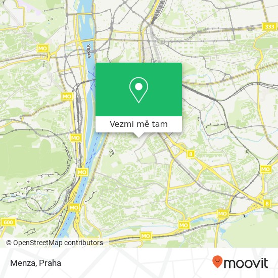 Menza, Na Lysině 772 / 12 147 00 Praha mapa