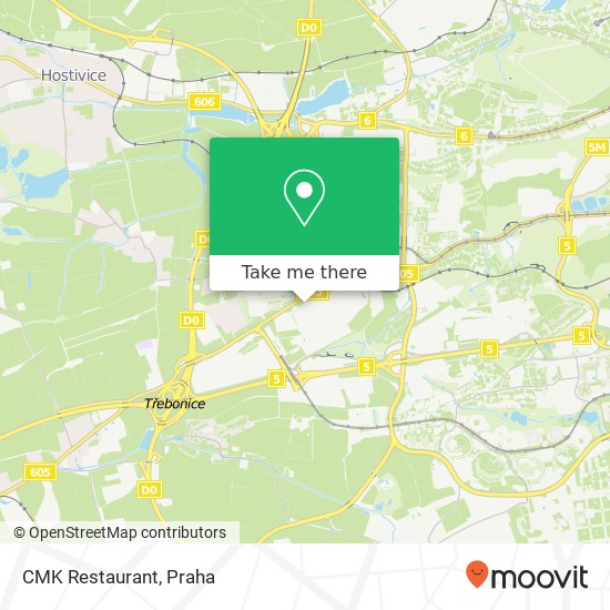 CMK Restaurant, 155 21 Praha mapa