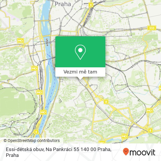 Essi-dětská obuv, Na Pankráci 55 140 00 Praha mapa