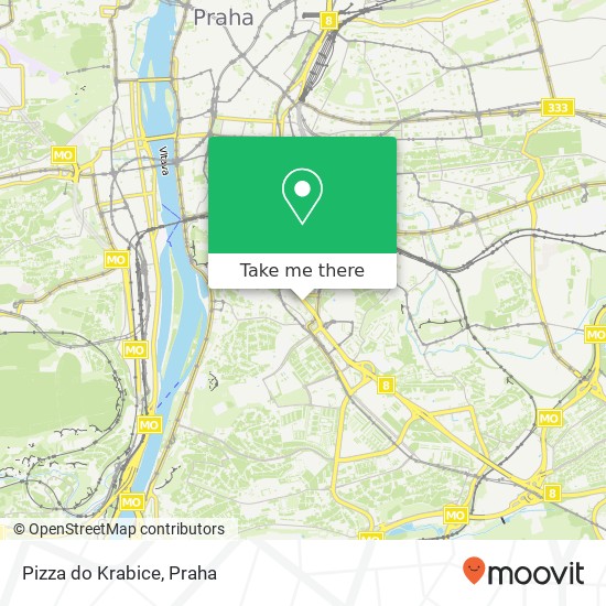 Pizza do Krabice, 5. května 1240 / 47 140 00 Praha mapa