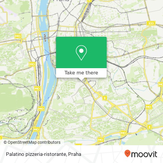 Palatino pizzeria-ristorante, Lomnického 5 140 00 Praha mapa