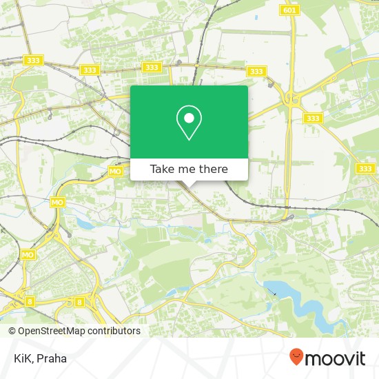 KiK, Švehlova 11 102 00 Praha mapa