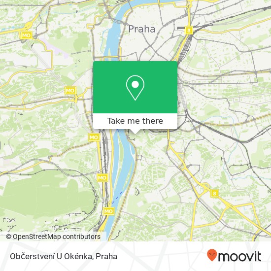 Občerstvení U Okénka, Soběslavova 1 128 00 Praha mapa