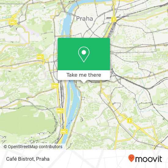 Café Bistrot, K Rotundě 3 128 00 Praha mapa