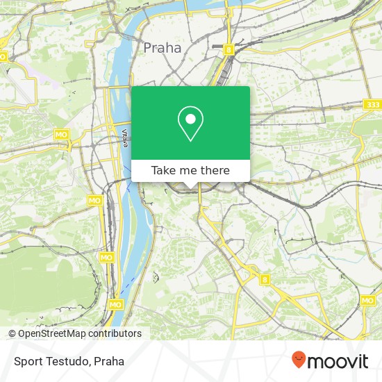Sport Testudo, Jaromírova 26 128 00 Praha mapa
