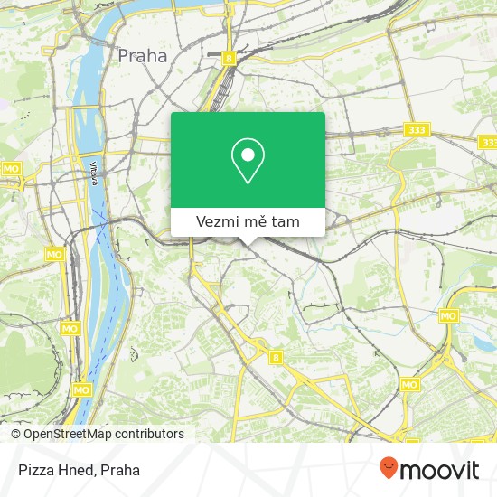 Pizza Hned, náměstí Bratří Synků 7 140 00 Praha mapa