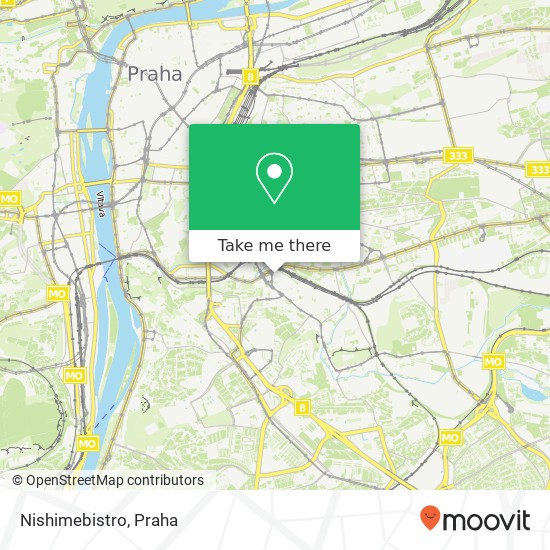 Nishimebistro, Ctiradova 6 140 00 Praha mapa