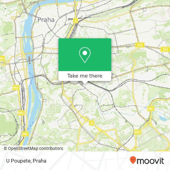 U Poupete, Vlastislavova 516 / 8 140 00 Praha mapa