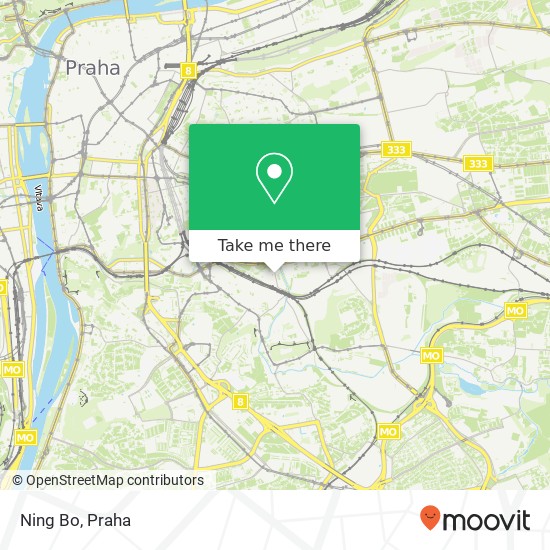 Ning Bo, Petrohradská 26 101 00 Praha mapa