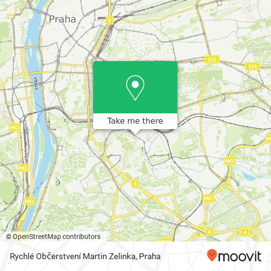 Rychlé Občerstvení Martin Zelinka, Nuselská 45 140 00 Praha mapa