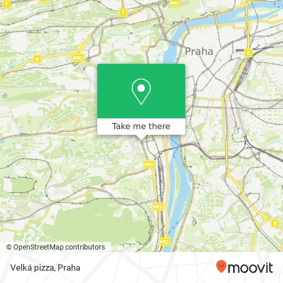 Velká pizza, Radlická 26 150 00 Praha mapa