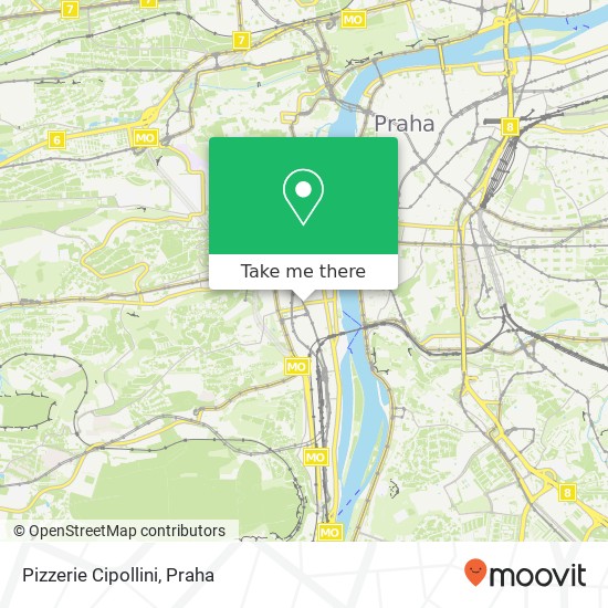 Pizzerie Cipollini, Vltavská 30 150 00 Praha mapa