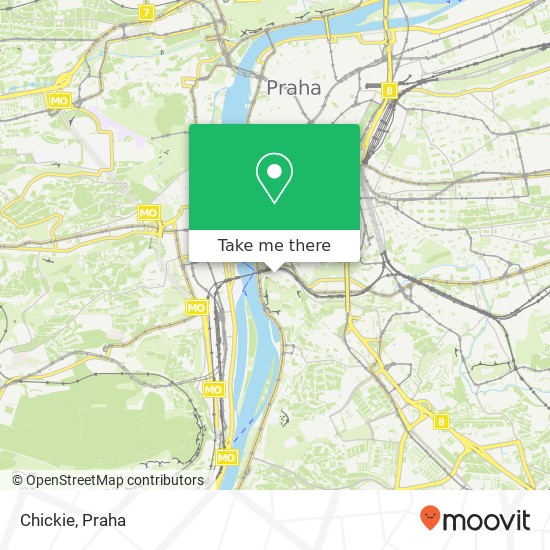 Chickie, Vratislavova 128 00 Praha mapa