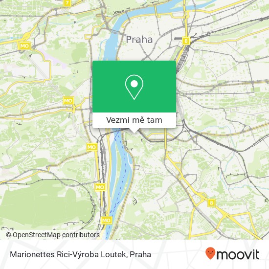 Marionettes Rici-Výroba Loutek, Vratislavova 23 128 00 Praha mapa