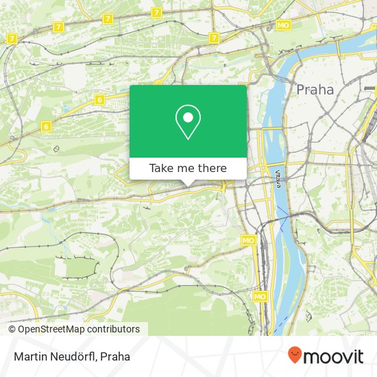 Martin Neudörfl, Erbenova 193 / 7 150 00 Praha mapa