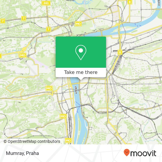 Mumray, Náplavní 2012 / 3 120 00 Praha mapa