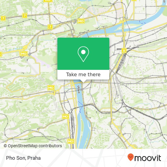 Pho Son, Gorazdova 17 120 00 Praha mapa