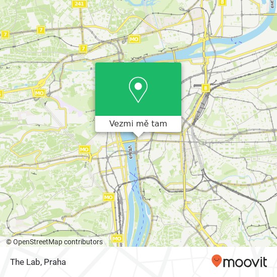 The Lab, Náplavní 1 120 00 Praha mapa