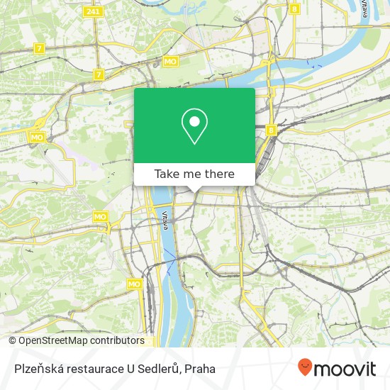 Plzeňská restaurace U Sedlerů, Karlovo náměstí 288 / 17 120 00 Praha mapa