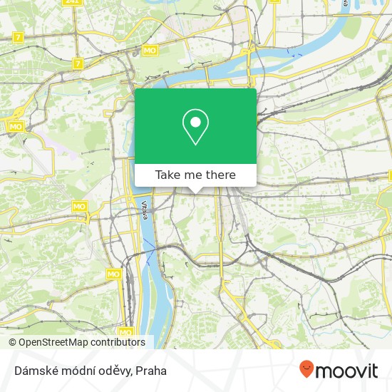 Dámské módní oděvy, Ječná 18 120 00 Praha mapa