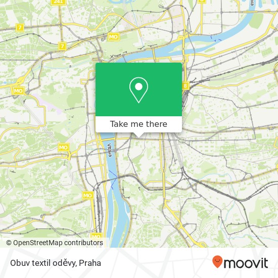 Obuv textil oděvy, Ječná 7 120 00 Praha mapa