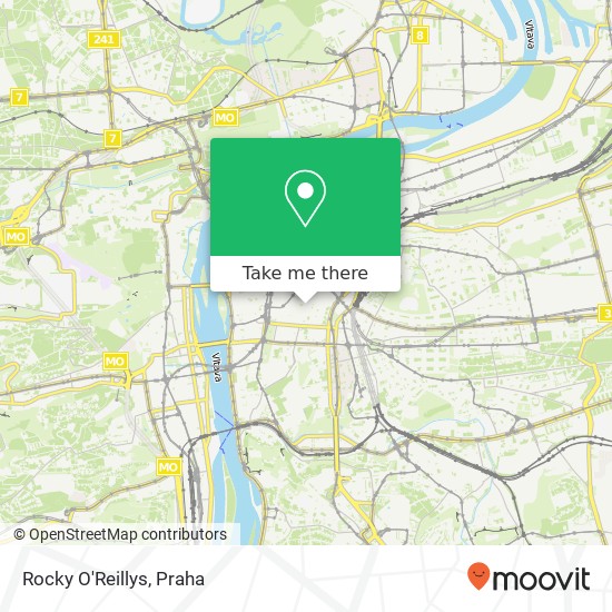 Rocky O'Reillys, Štěpánská 32 110 00 Praha mapa