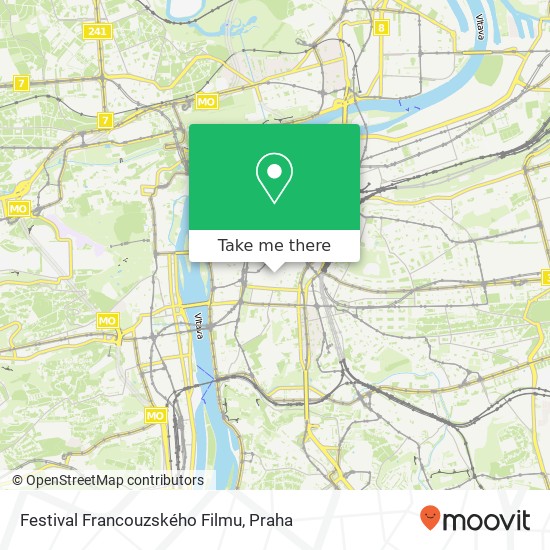Festival Francouzského Filmu mapa