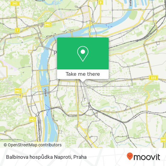 Balbínova hospůdka Naproti, Anglická 15 120 00 Praha mapa