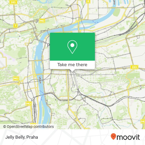 Jelly Belly, Londýnská 2397 / 60 120 00 Praha mapa