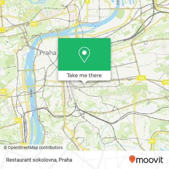Restaurant sokolovna, Slezská 821 / 22 120 00 Praha mapa