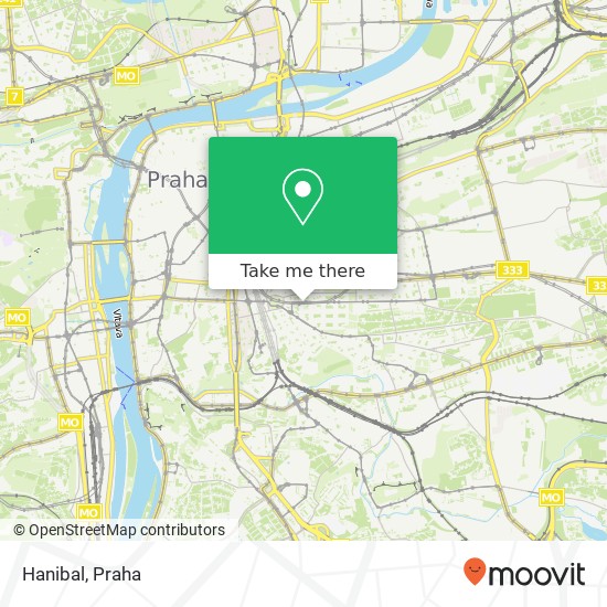 Hanibal, Korunní 16 120 00 Praha mapa