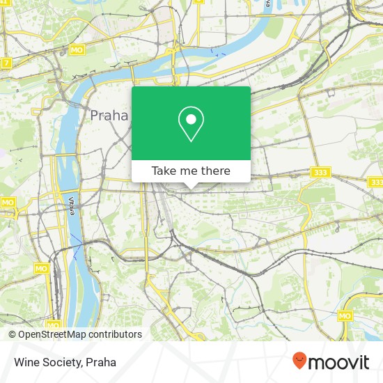Wine Society, Korunní 764 / 21 120 00 Praha mapa