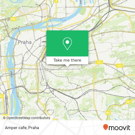 Amper cafe, Slezská 1286 / 78 130 00 Praha mapa