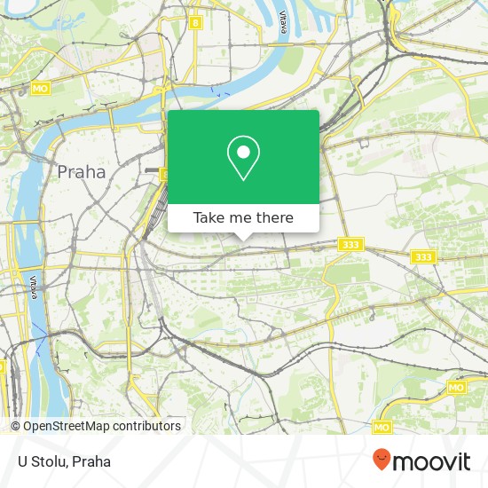 U Stolu, Lucemburská 6 130 00 Praha mapa