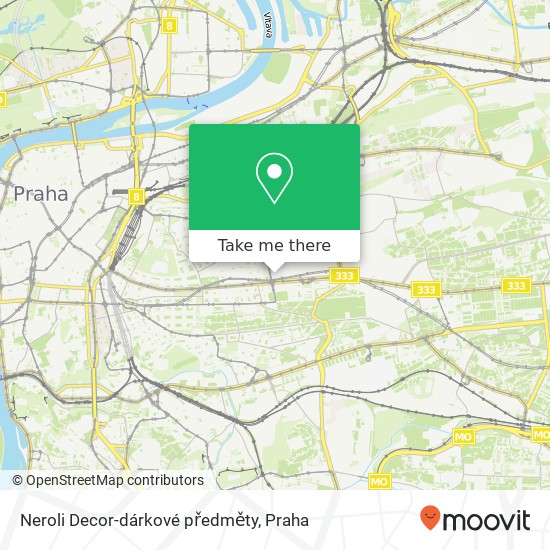 Neroli Decor-dárkové předměty, Vinohradská 151 130 00 Praha mapa