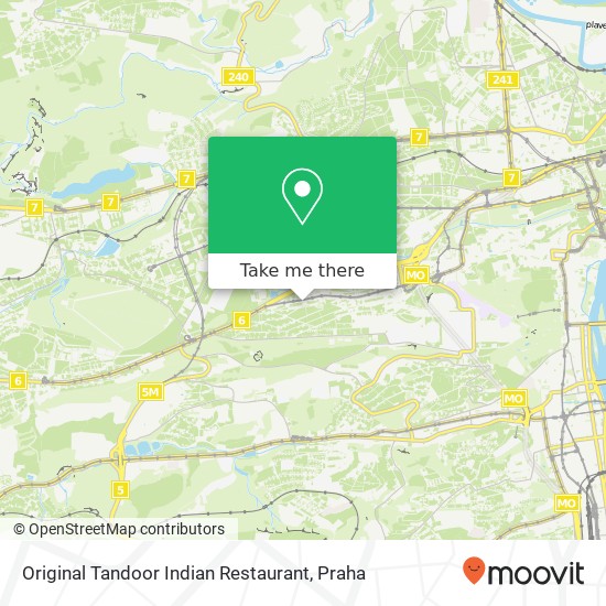 Original Tandoor Indian Restaurant, Konecchlumského 596 / 7 169 00 Praha mapa