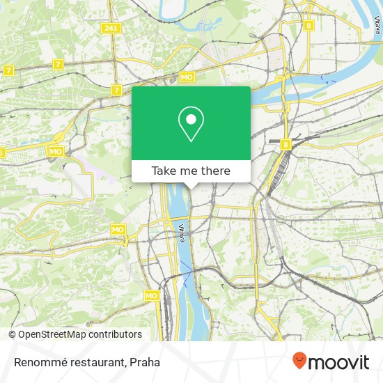 Renommé restaurant, Na Struze 227 / 1 110 00 Praha mapa