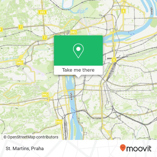 St. Martins, V Jirchářích 8 110 00 Praha mapa