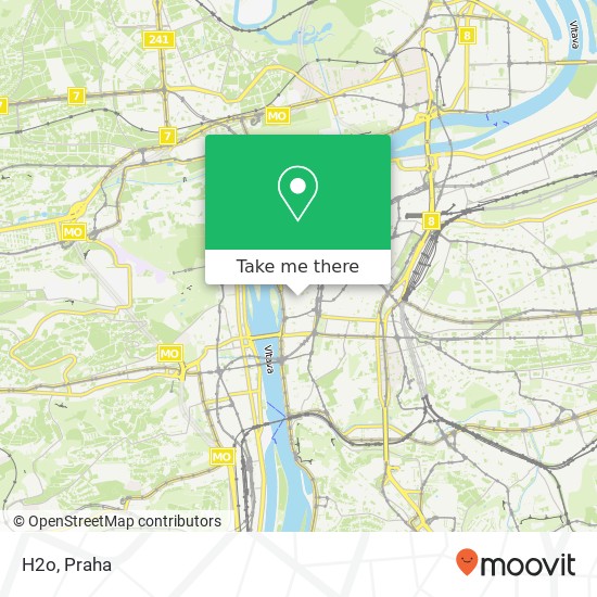 H2o, Opatovická 5 110 00 Praha mapa