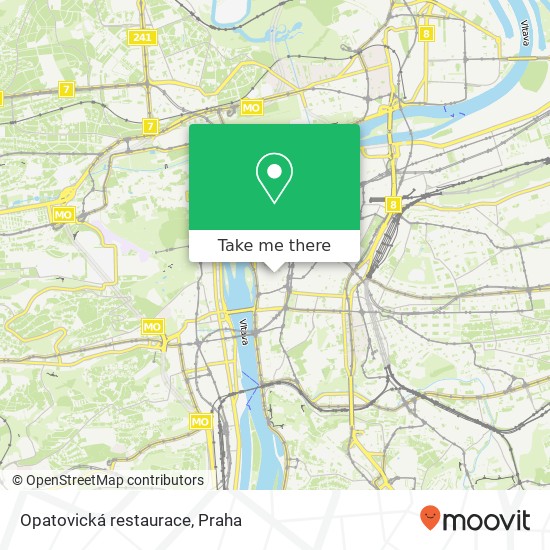 Opatovická restaurace, Opatovická 110 00 Praha mapa